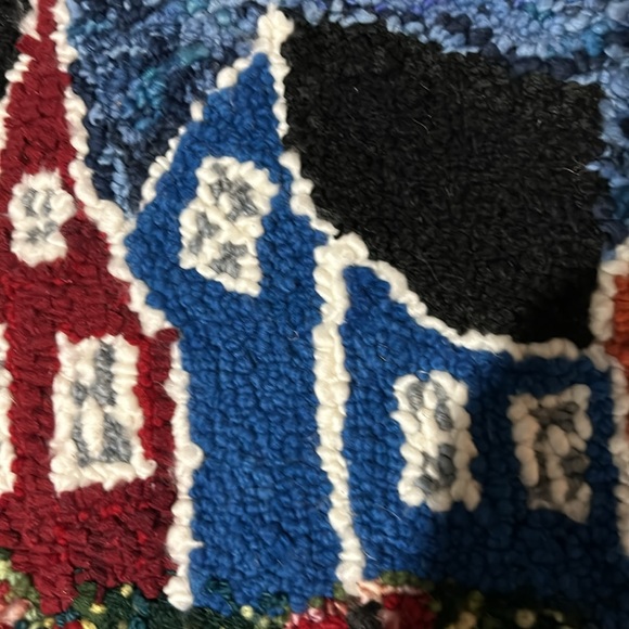 Wool Rug hand hooked - Picture 4 of 4